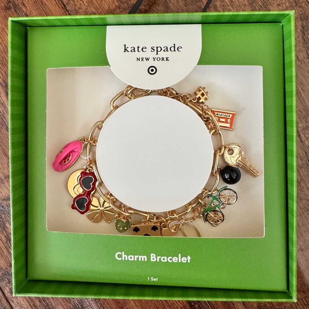 Kate Spade Gold Charm Bracelet